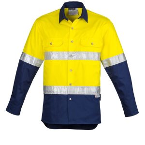 SYZMiK DAY/NIGHT INDUSTRIAL HOOP TAPED SHIRT