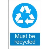 MUST BE RECYCLED 200X300