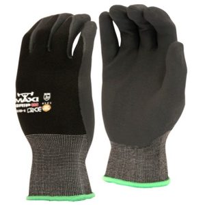 Maxi Grip Black Palm Coated Glove