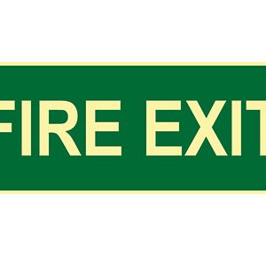 LUMINOUS FIRE EXIT SIGN