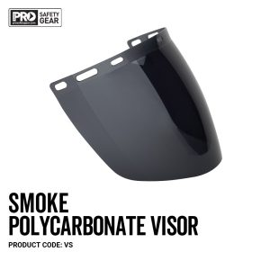 SMOKE POLYCARBONATE VISOR