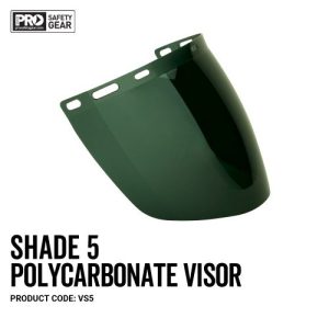 SHADE 5 POLYCARBONATE VISOR