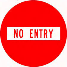 NO ENTRY