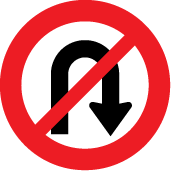 NO U TURN