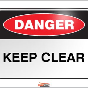 DANGER KEEP CLEAR