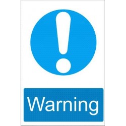 WARNING 200X300